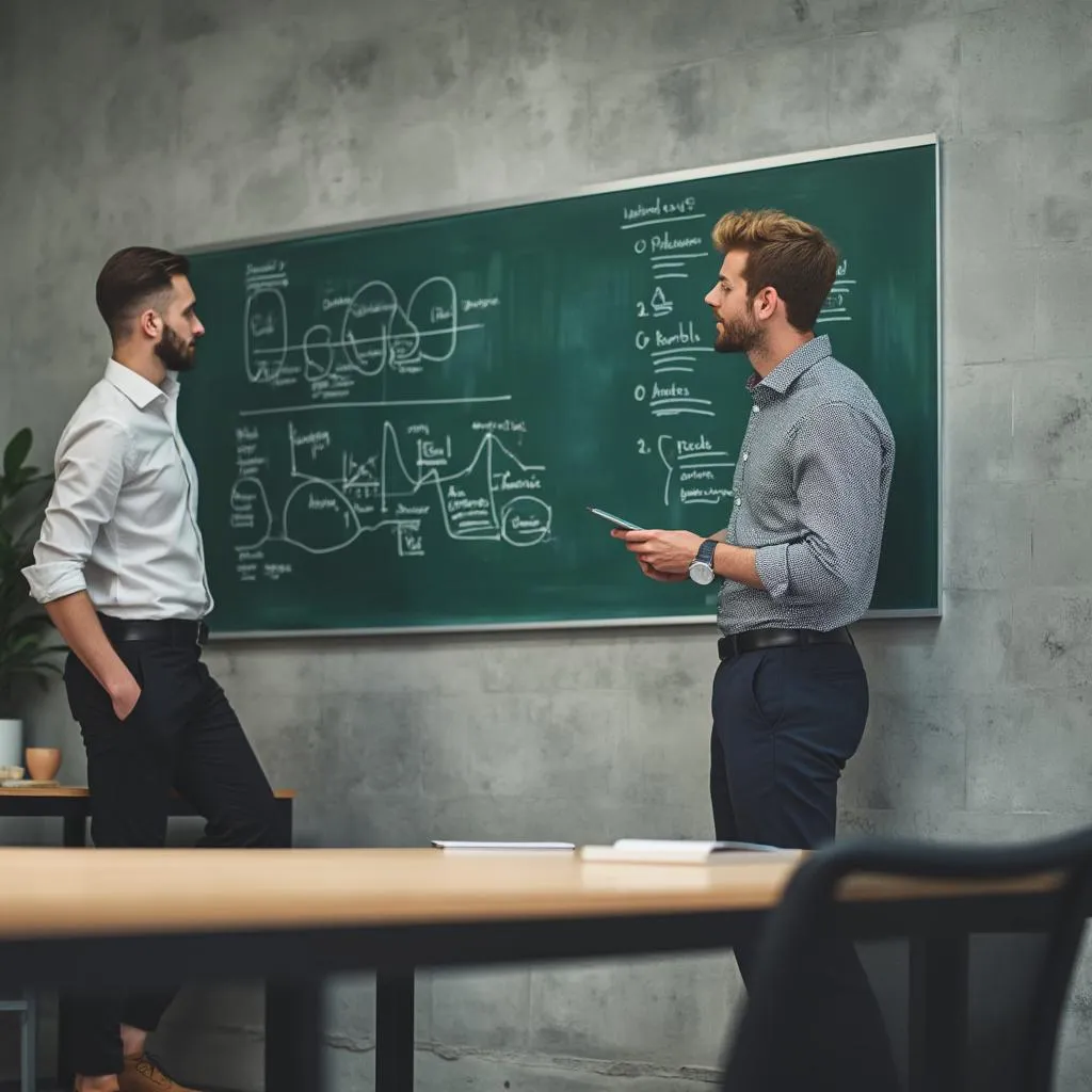 Fundadores de Teachableness en una sesión de planificación estratégica